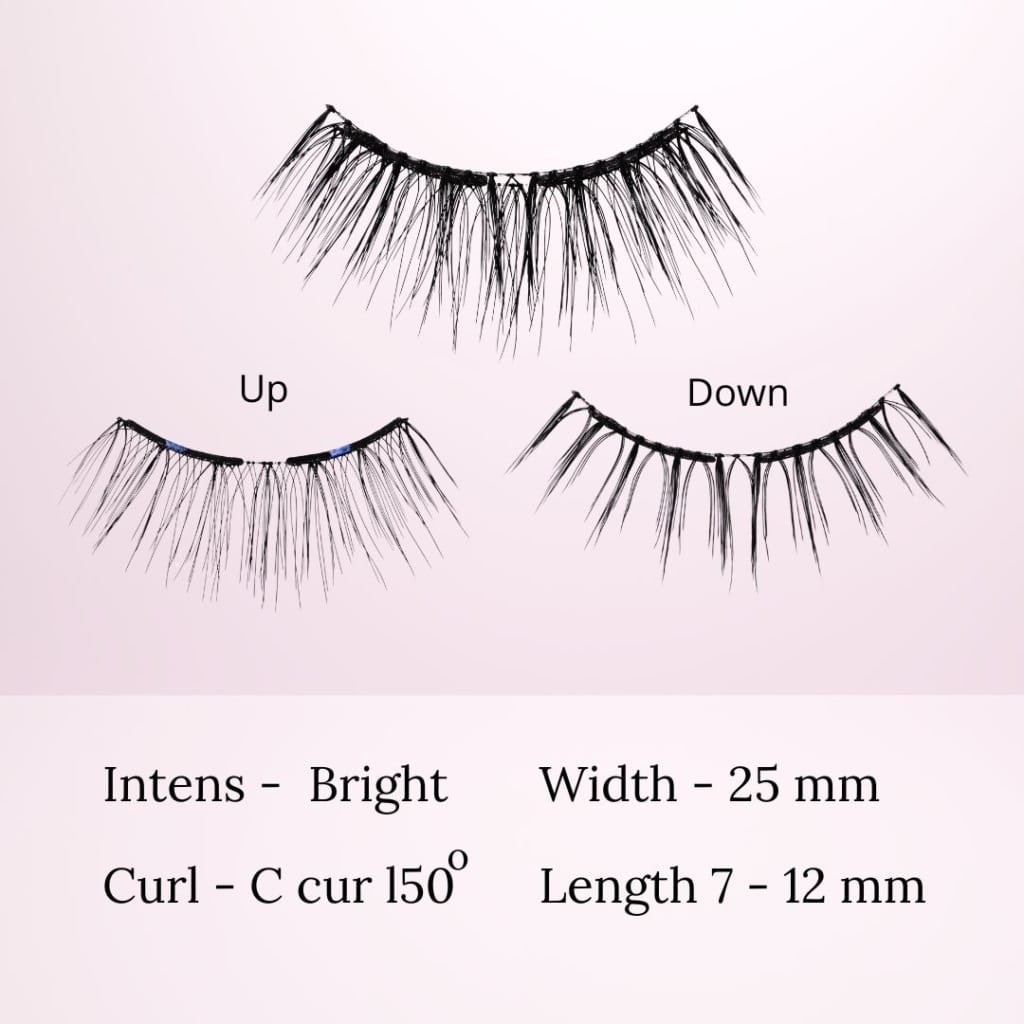 Magnētiskās skropstas. Magnetic eyelashes.