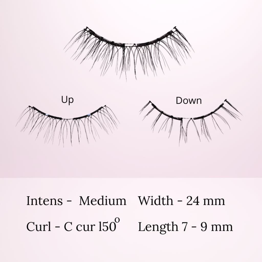 Magnētiskās skropstas. Magnetic eyelashes.