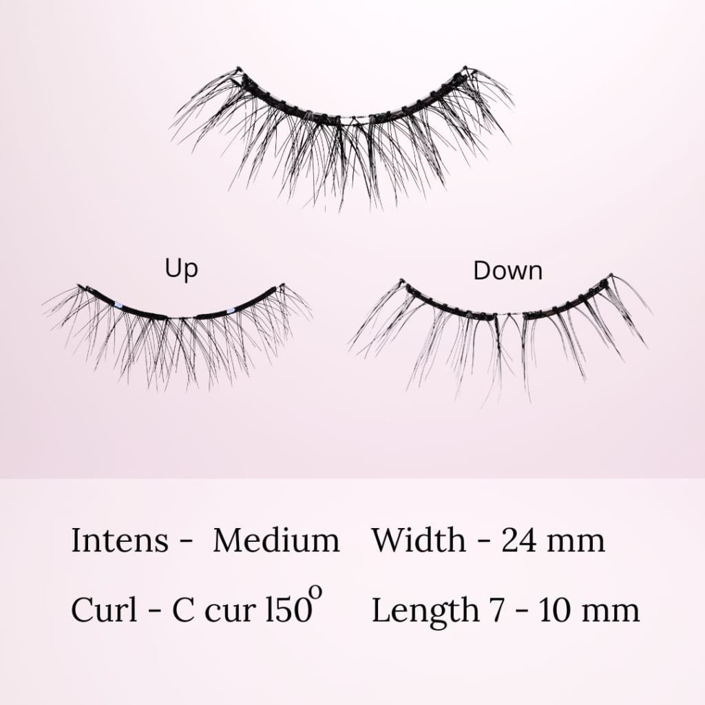 Magnētiskās skropstas. Magnetic eyelashes.